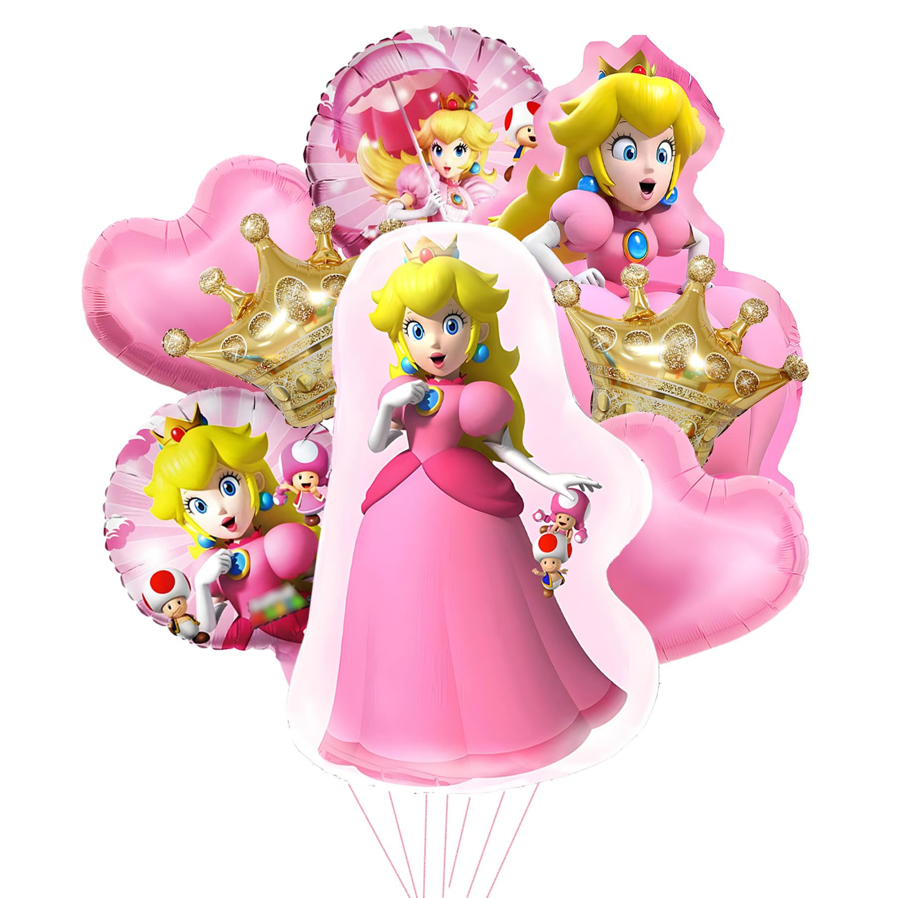 Cartoon Birthday Party Balloons Kawaii Theme Party Supplies for Kids Party Favors Decorations Foil B | Amazon (US)