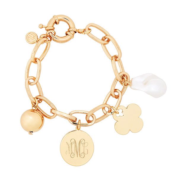 Monogrammed Charm Bracelet | Marleylilly