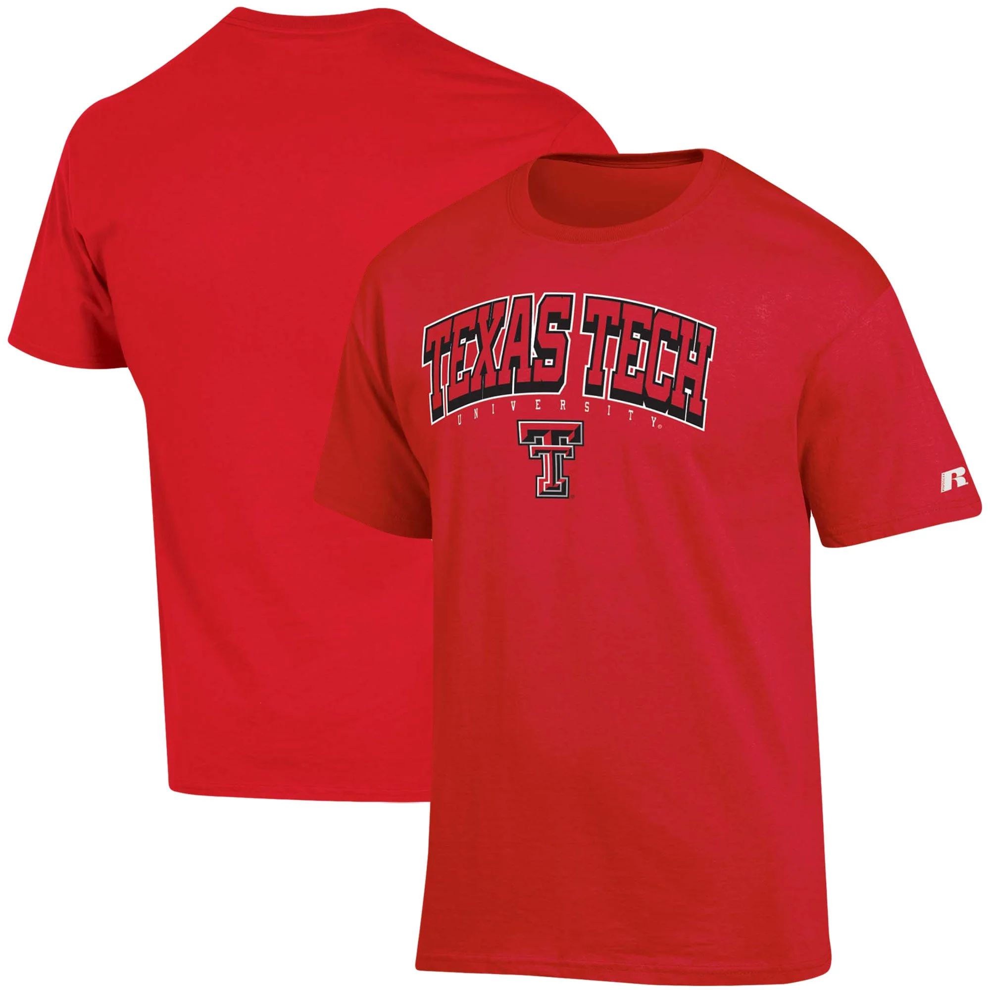 Men's Russell Athletic Red Texas Tech Red Raiders Logo T-Shirt - Walmart.com | Walmart (US)