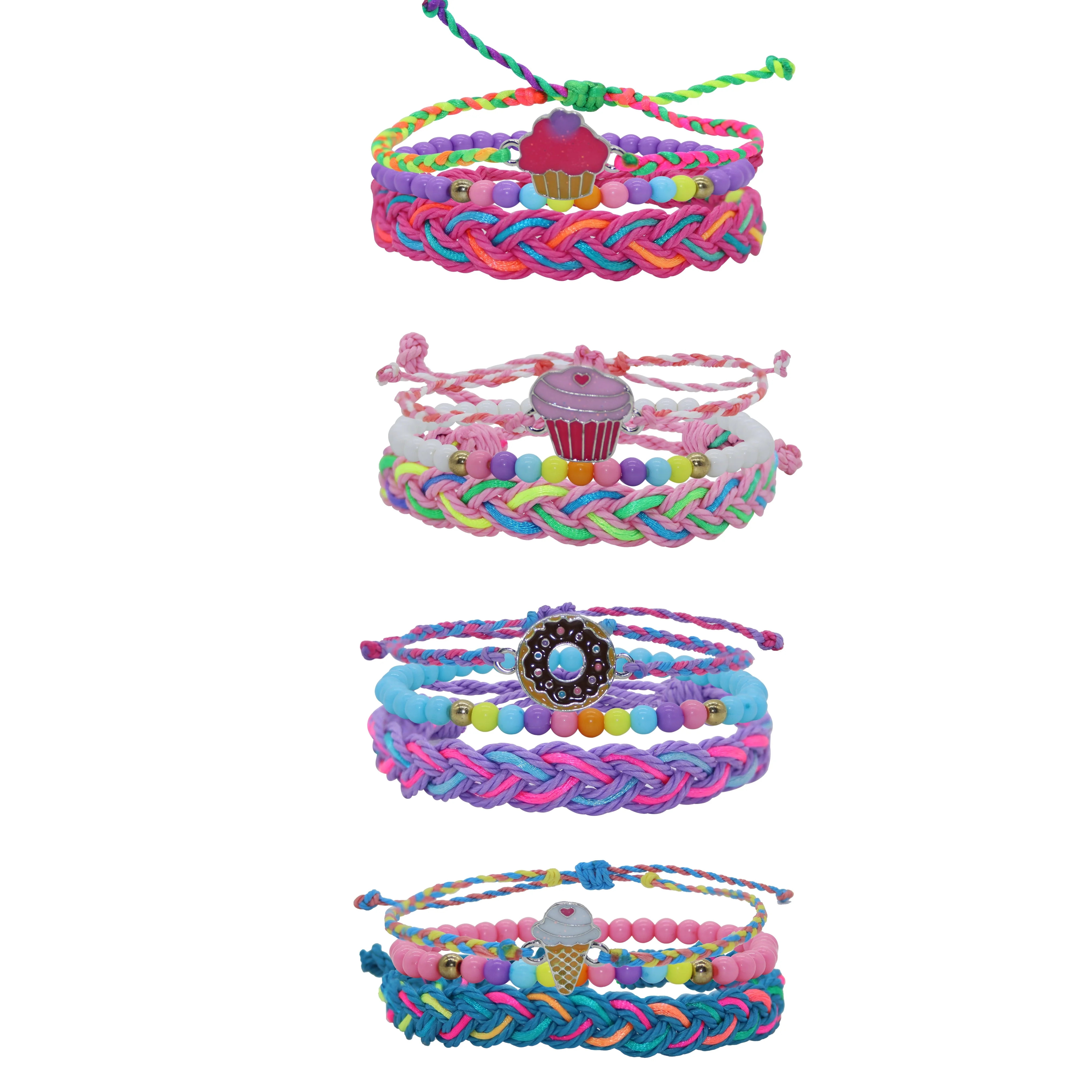 FROG SAC Braided Charm Bracelets, 12 Piece | Walmart (US)