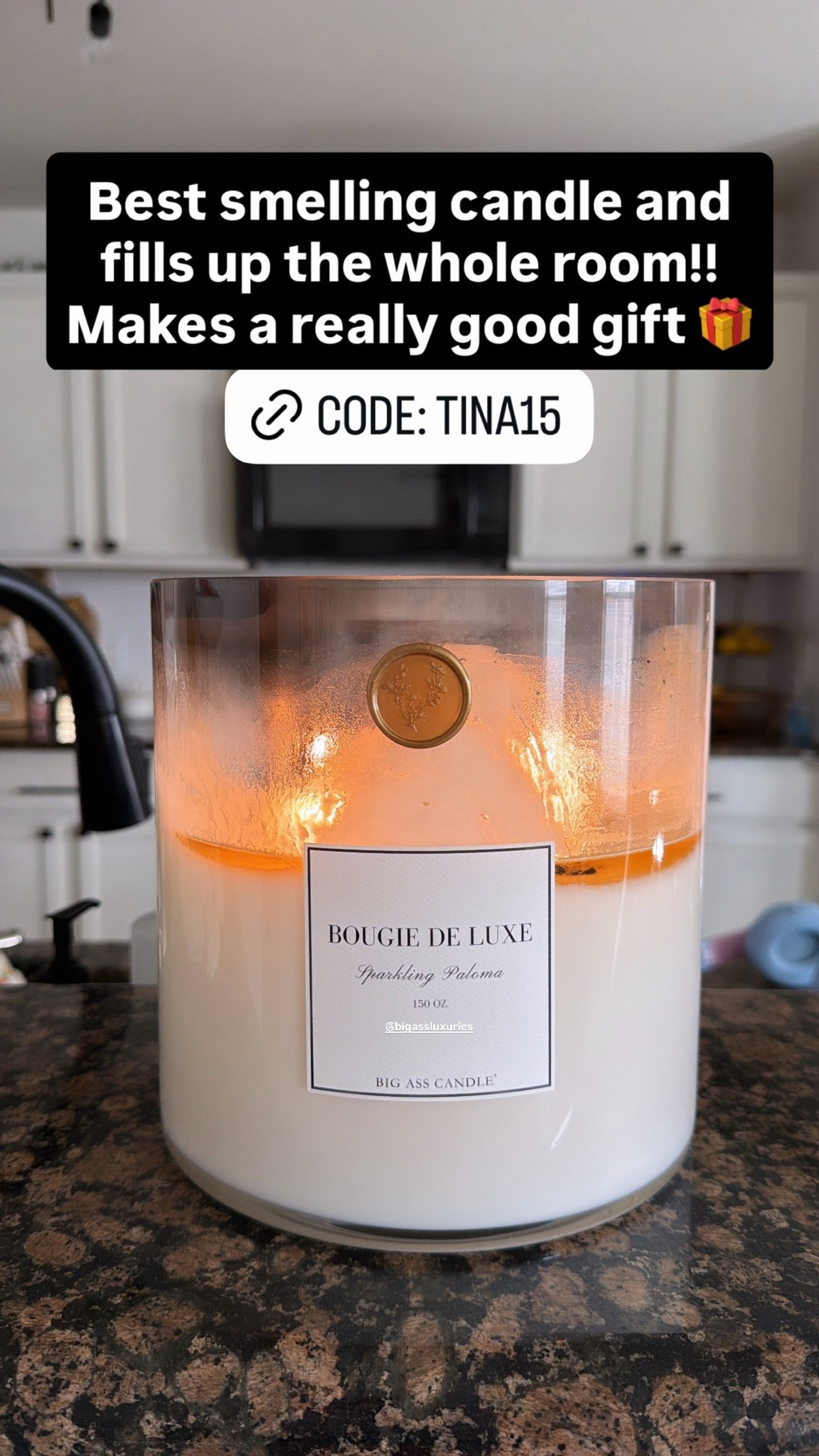 Code:TINA15
Best smelling candle!

#LTKSaleAlert #LTKHome
