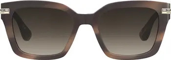 54mm Gradient Polarized Square Sunglasses | Nordstrom
