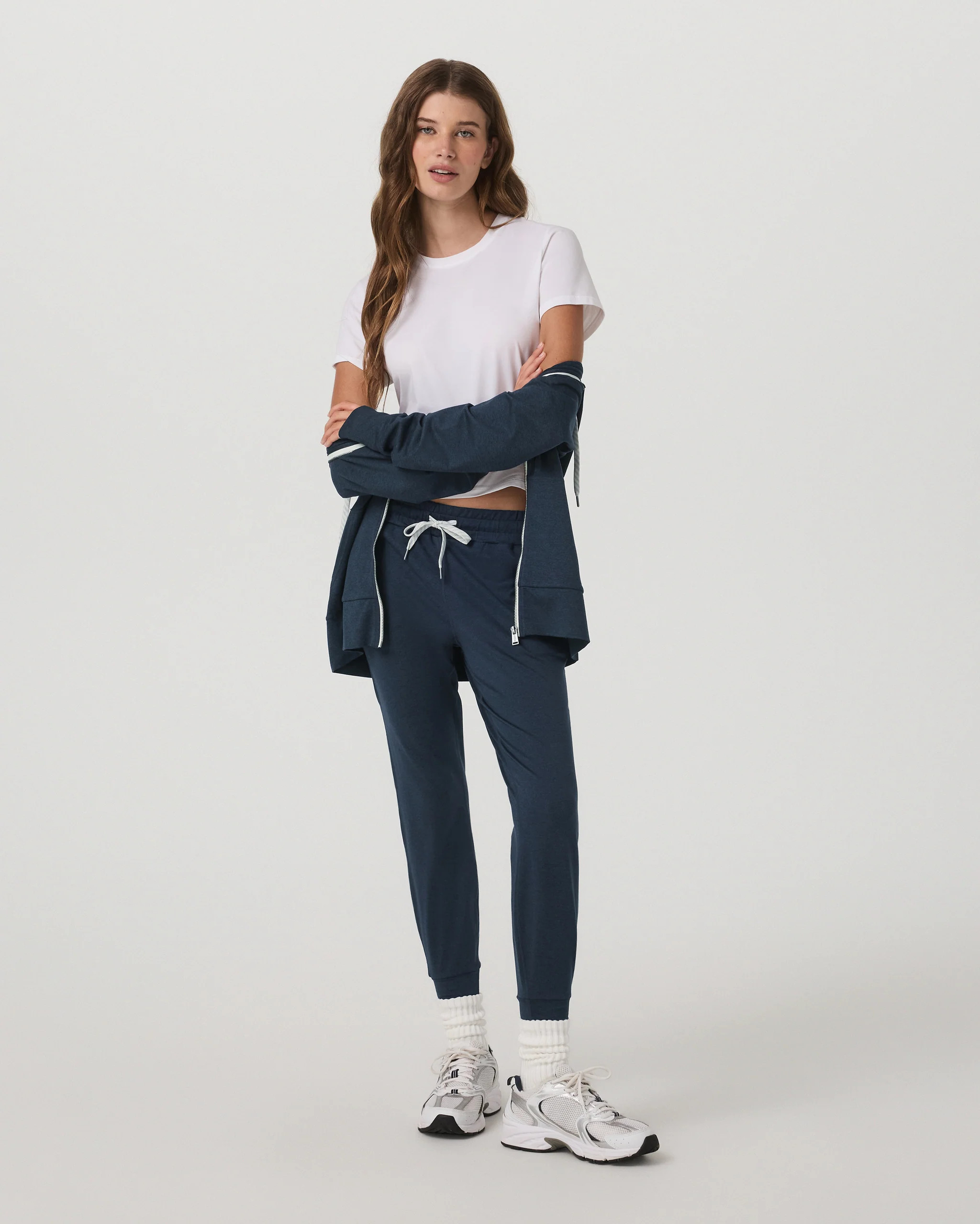 Performance Jogger - Long | Midnight Heather | Vuori | Vuori Clothing (US & Canada)