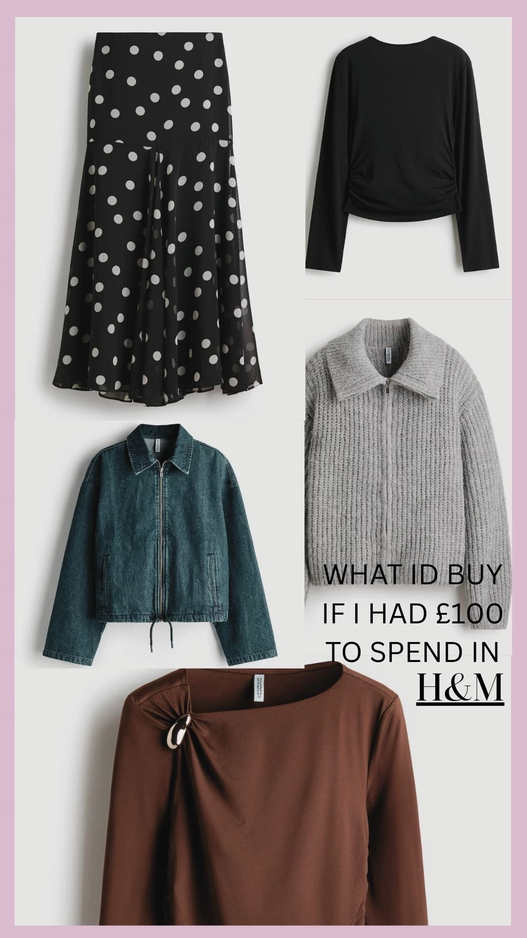 What id buy if i had £100 to spend in H&M 


#LTKuk #LTKstyletip #LTKeurope