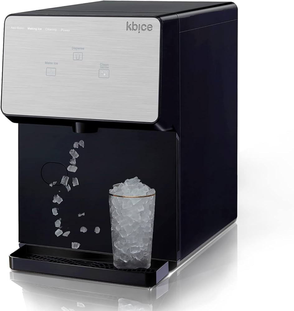 KBice 2.0 Self Dispensing Countertop Nugget Ice Maker, Crunchy Pebble Ice Maker, Sonic Ice Maker,... | Amazon (US)