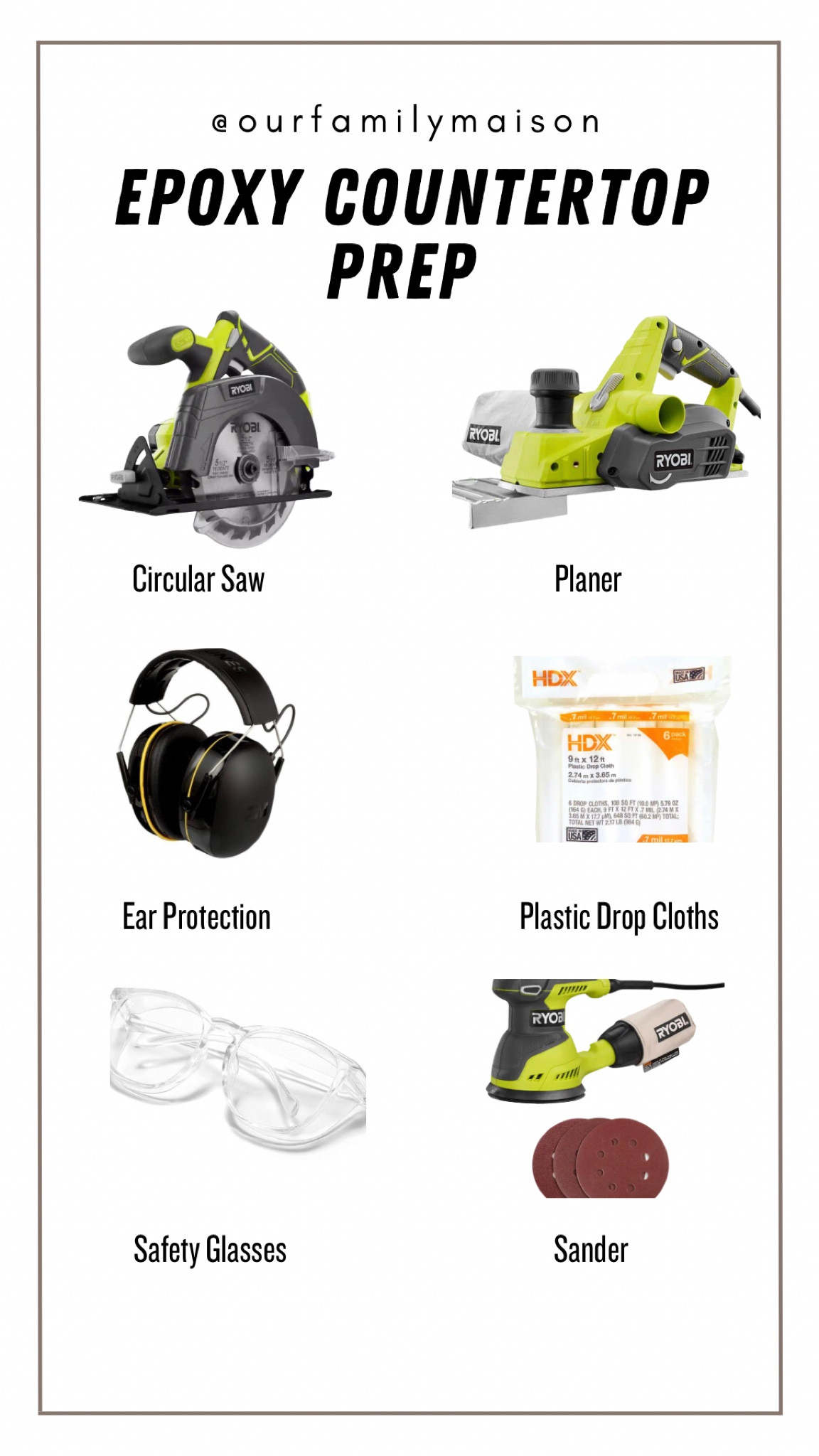 Prepping for Epoxy Countertops. Here’s what I’ve used so far #LTKDIY #EPOXY #DIY

#LTKhome