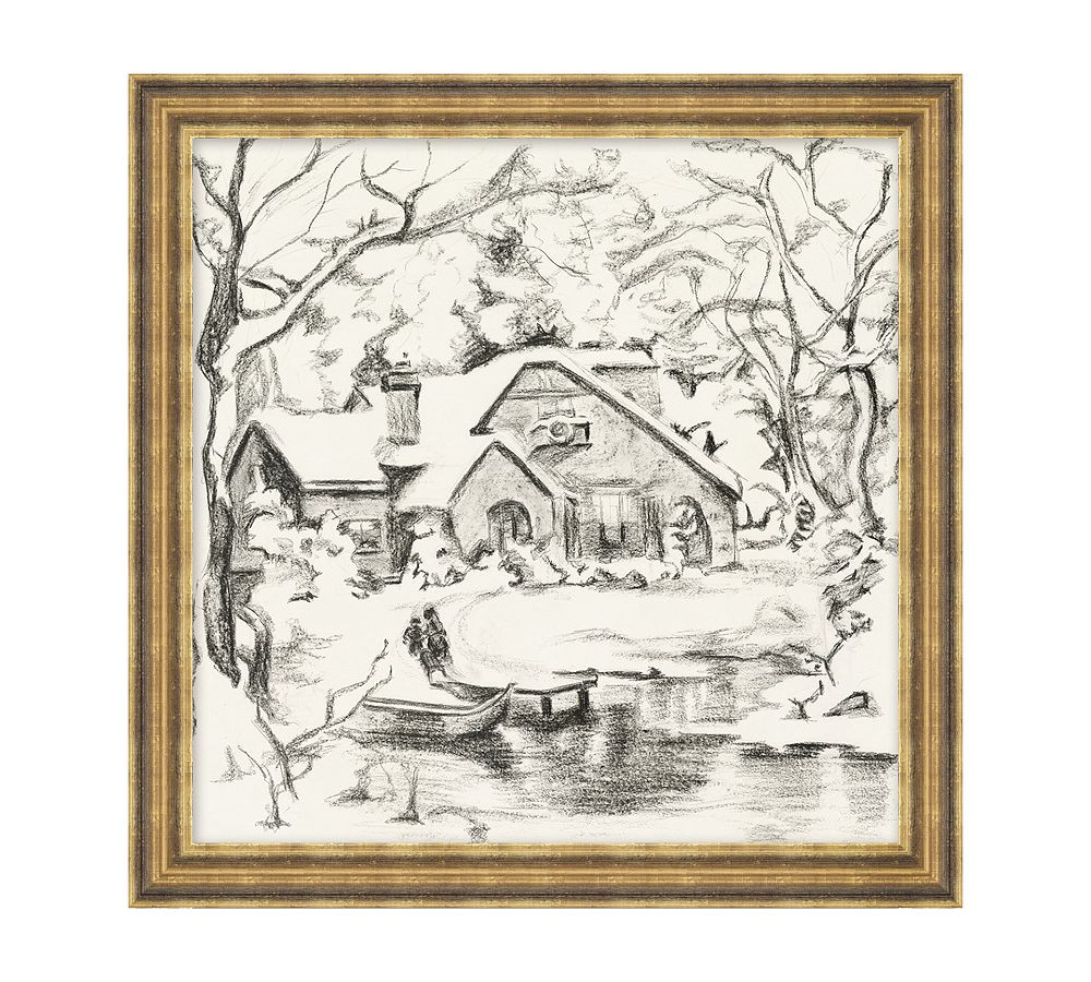 Cozy Cabin Sketch | Pottery Barn (US)