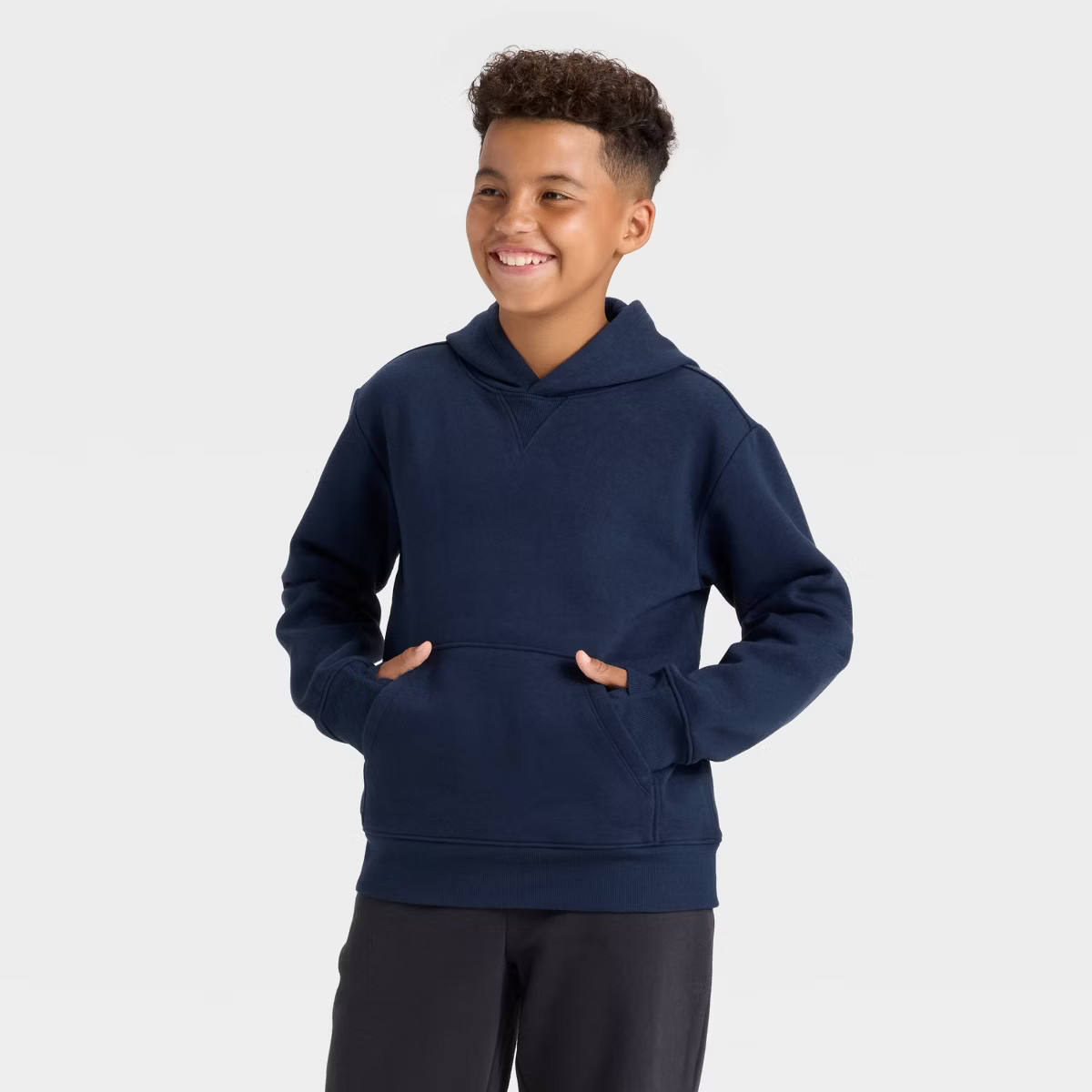 Boys' Active Comfort Fleece Hoodie Sweatshirt - All In Motion™ | Target