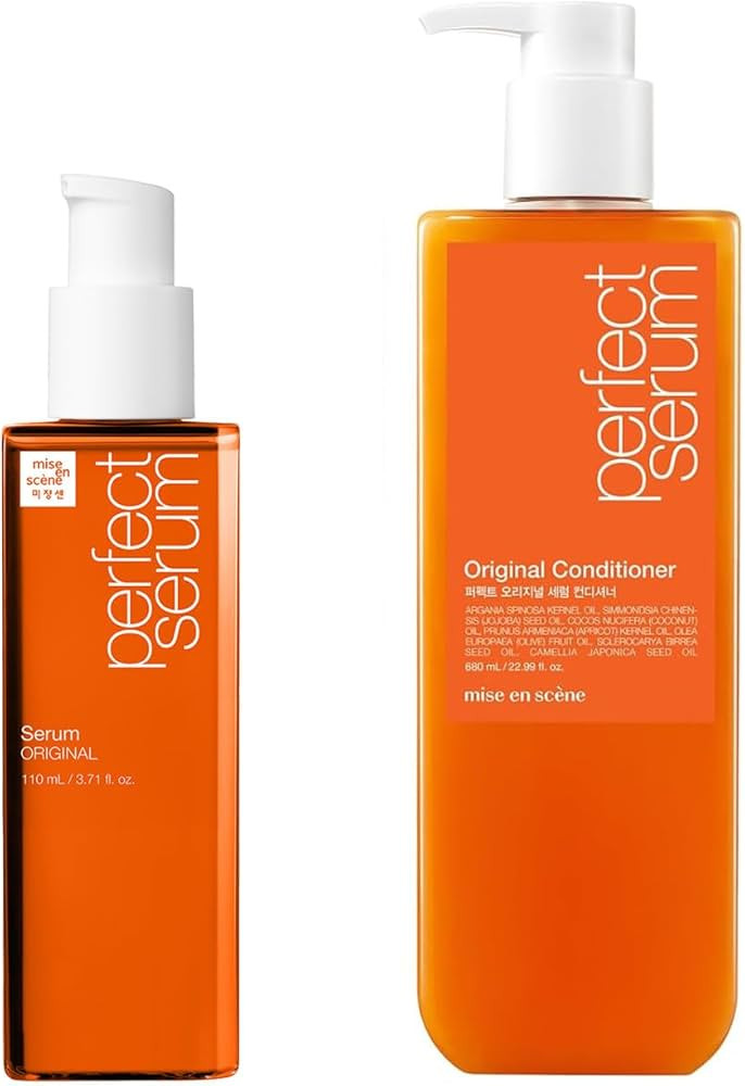 Mise En Scene Conditioner with Serum - Conditioner For Damaged Hair, Nutrient Care With Argan Oil... | Amazon (US)