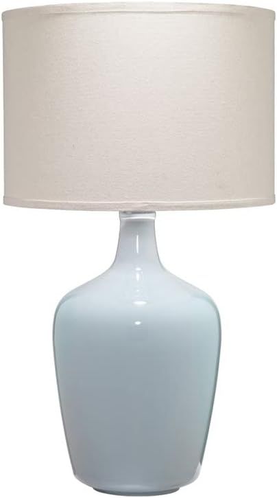 29.25" Transitional Glass Plum Jar Table Lamp in Dove Gray Finish | Amazon (US)