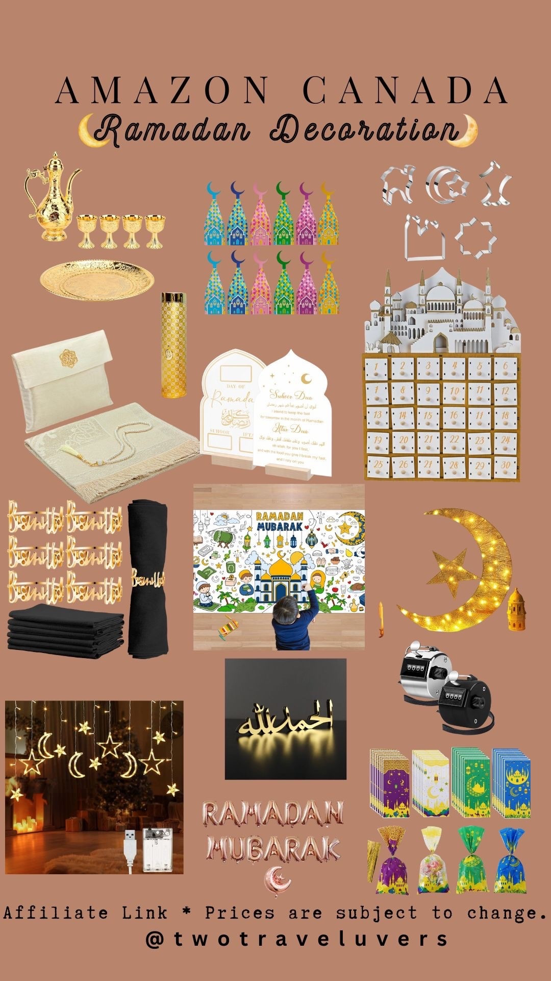 Ramadan is coming 🌙🕌🤲🏼

#ramadan #amazonfinds #amazoncanada #ramadandecoration #ramadanmubarak #ramadandecor

ramadan mubarak, ramadan decoration, muslim family, toronto influencer, canadian mom, muslim moms

#LTKfamily #LTKcanada