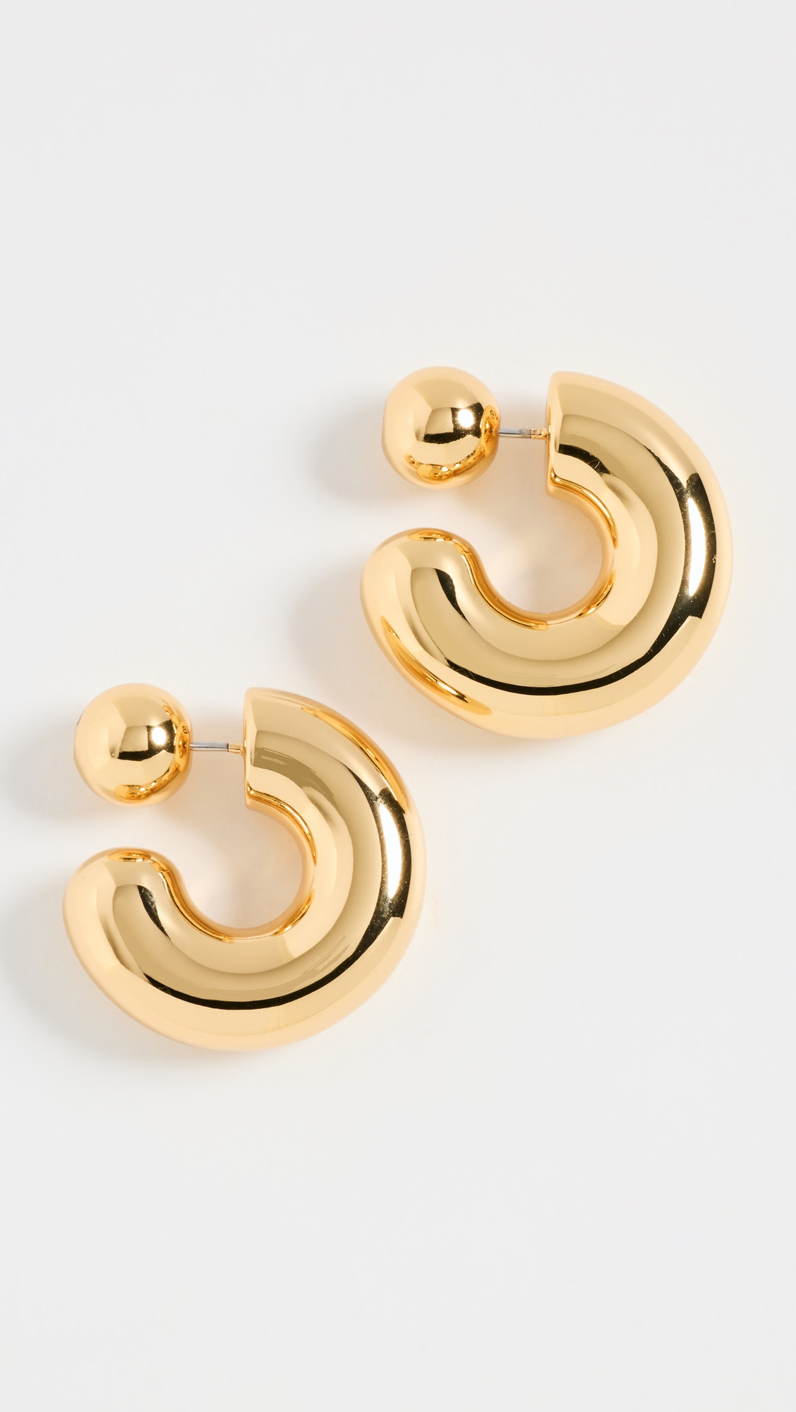 Jenny Bird Tome Large Hoops High Polish Gold One Size | Shopbop