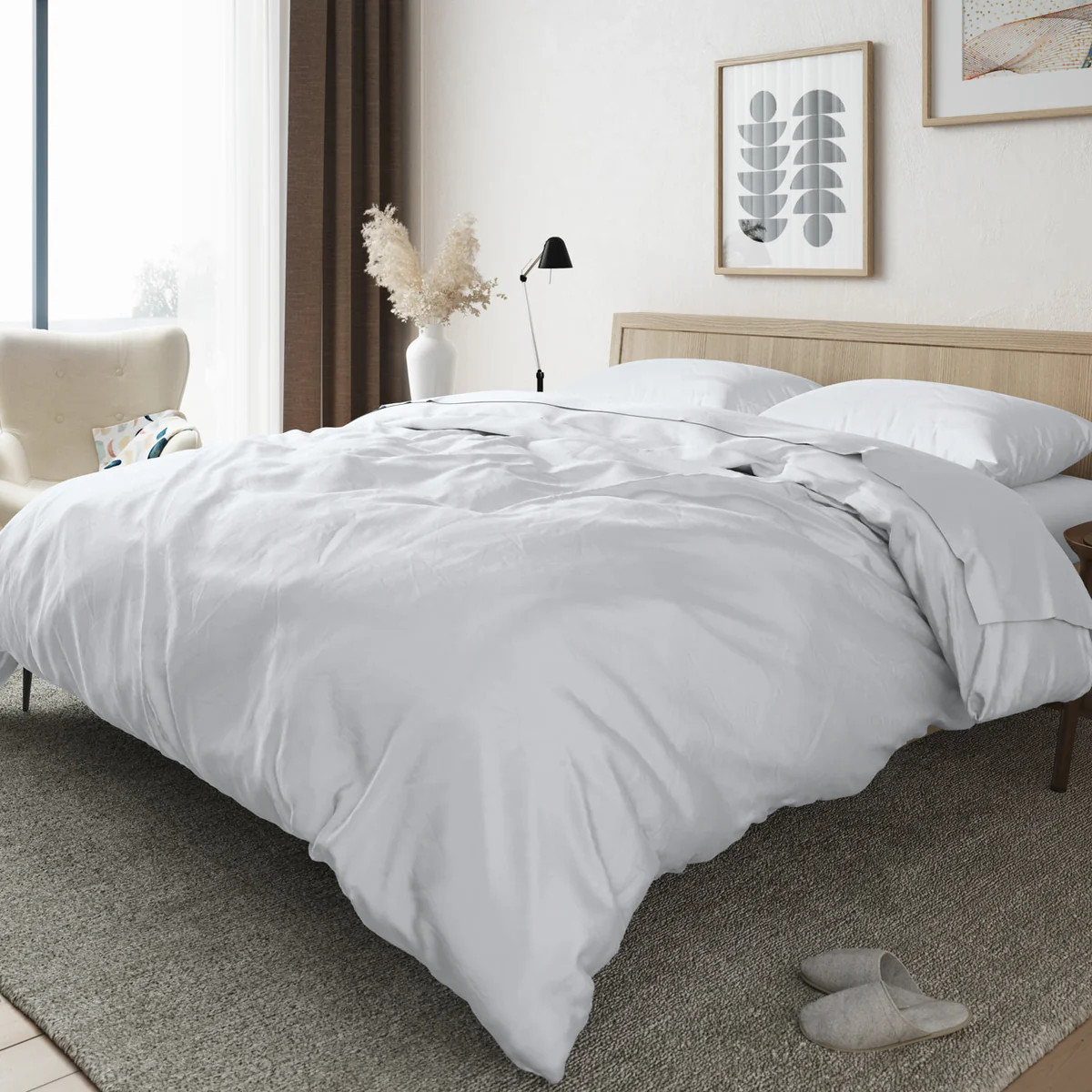 Pearl Bamboo Viscose Duvet Cover | Little Sleepies