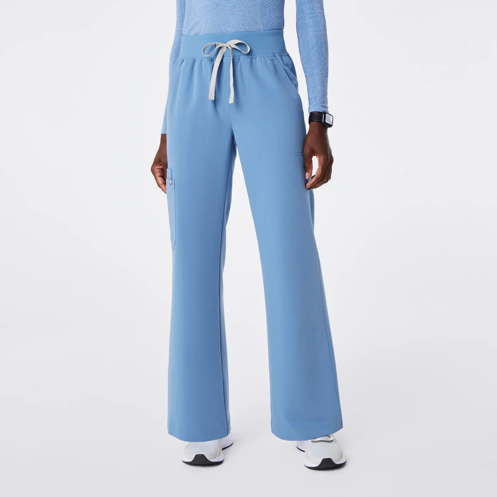 High Waisted Isabel Wide Leg Scrub Pants | FIGS
