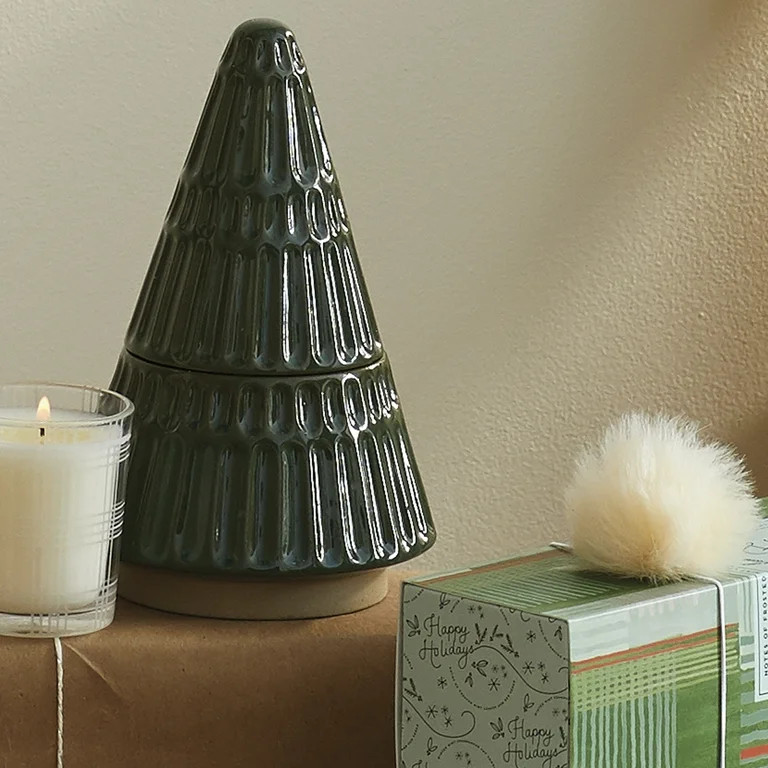 Better Homes & Gardens Forest & Flowers 8.5oz Scented Ceramic Tree Candle | Walmart (US)