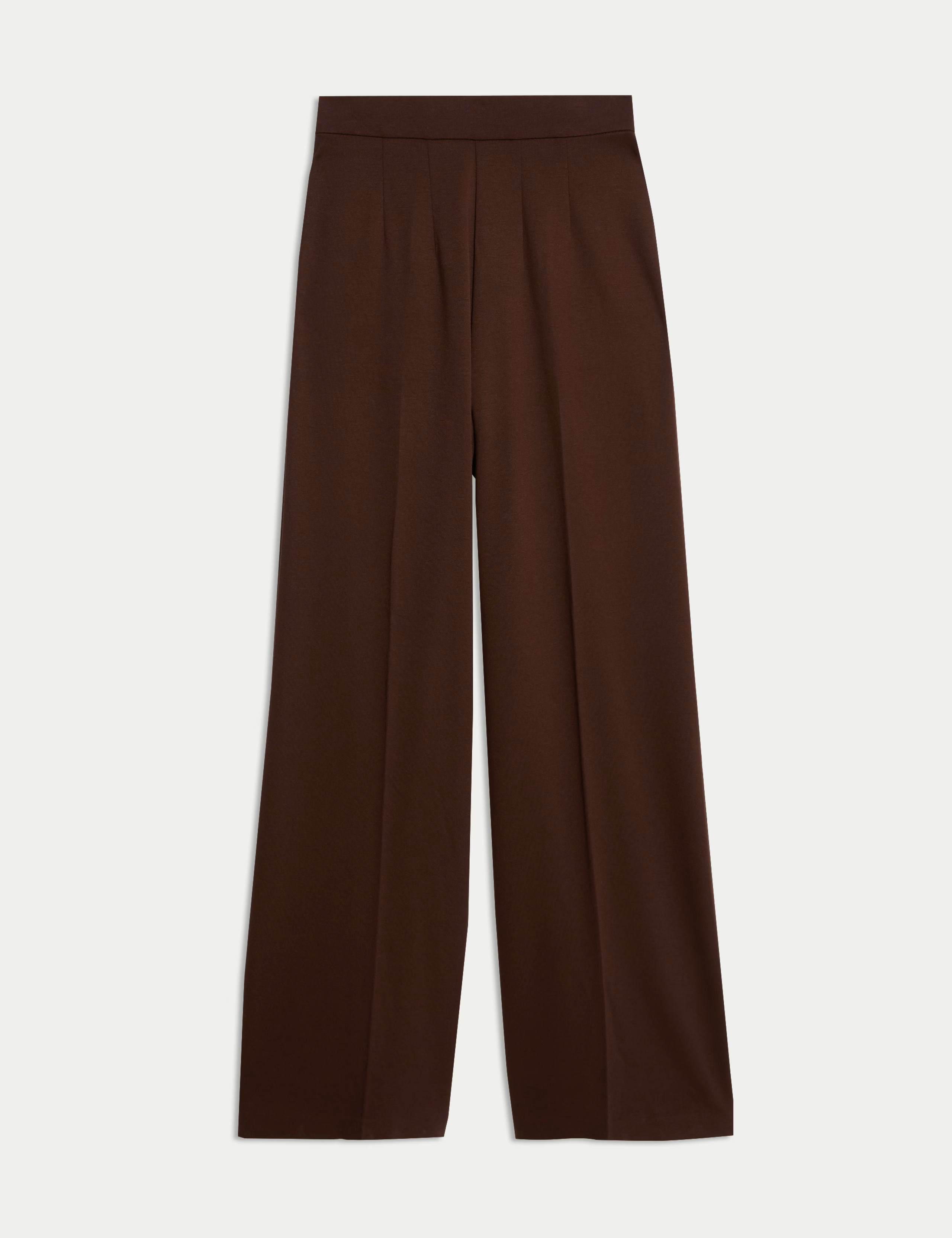 Jersey Wide Leg Trousers with Stretch | Marks & Spencer (UK)