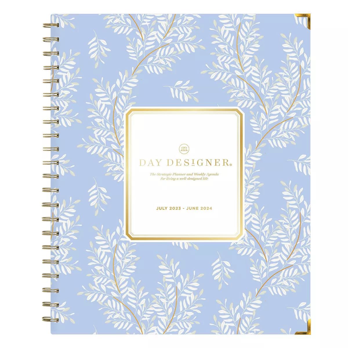 Day Designer 2023-24 Academic Planner Hard Cover 8.5"x11" Weekly/Monthly Wirebound Graceful Periw... | Target