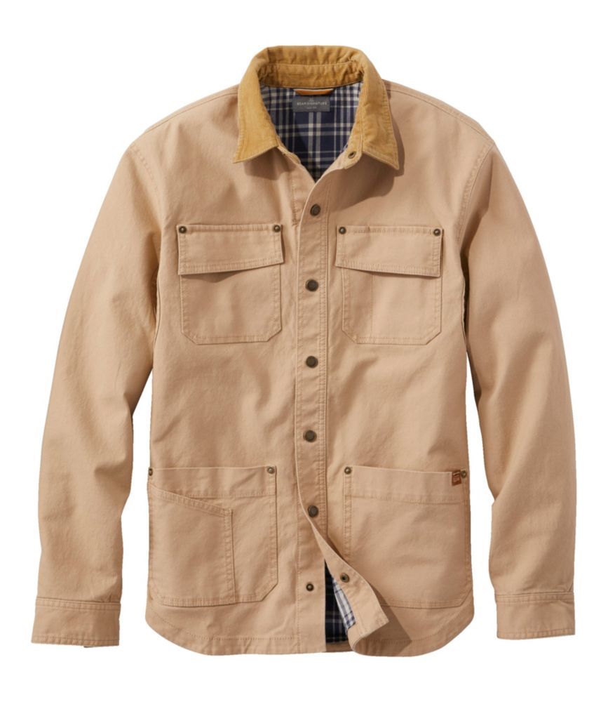 Men's Signature Lined Canvas Shirt Jac | L.L. Bean