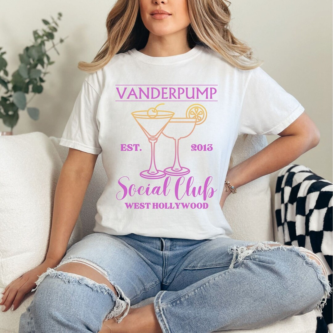 Comfort Colors Vanderpump Rules Social Club Oversized Graphic T-shirt, Bravo TV, West Hollywood, ... | Etsy (US)