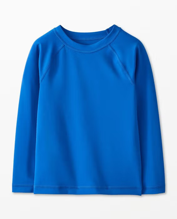 Boys' Plunge Blue Rash Guard Top - Size Big Kids 12 by Hanna Andersson | Hanna Andersson