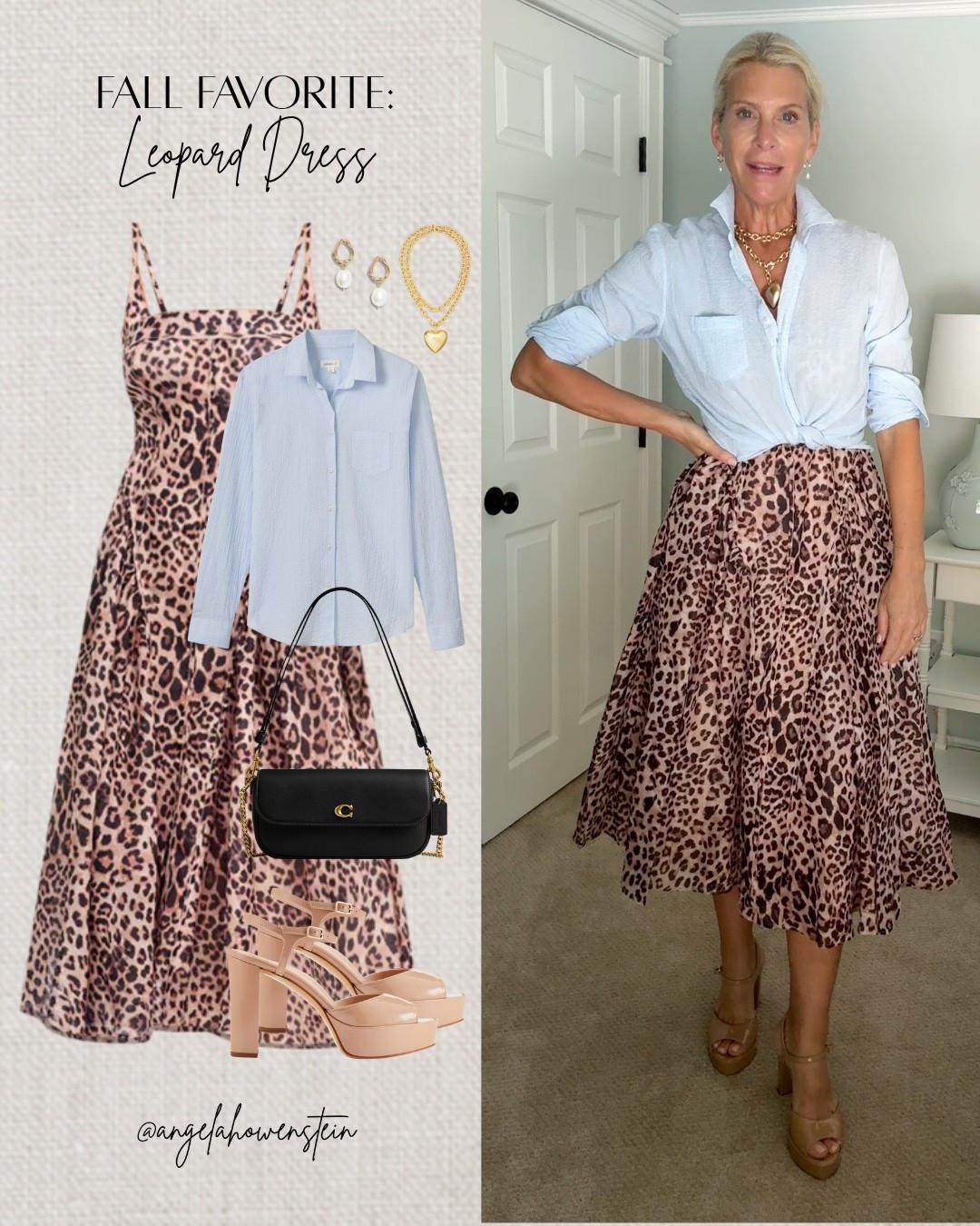 Leopard works every season, but there’s something about pairing it with a crisp button-down that makes it feel so fall. Simple, chic, and always timeless.

#LTKFallStyle #FallOutfit #ClassicStyle #FallLayers #LeopardDress #TimelessStyle #OutfitInspo 



#LTKShoeCrush #LTKSeasonal #LTKStyleTip