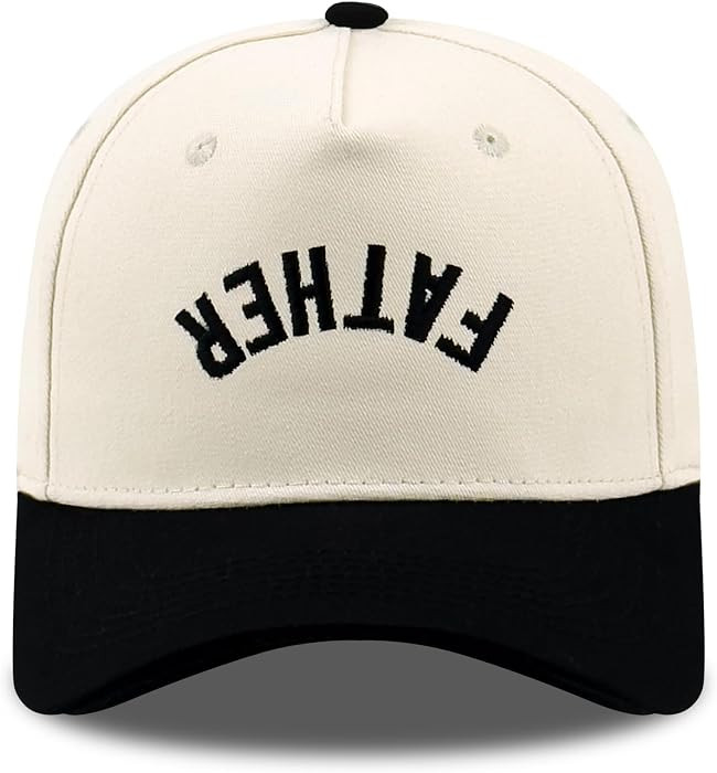 Embroidered Boy Girl Dad Mom Two-Tone Baseball Cap, Classic Dad Hat for Men Women His Her, Family... | Amazon (US)