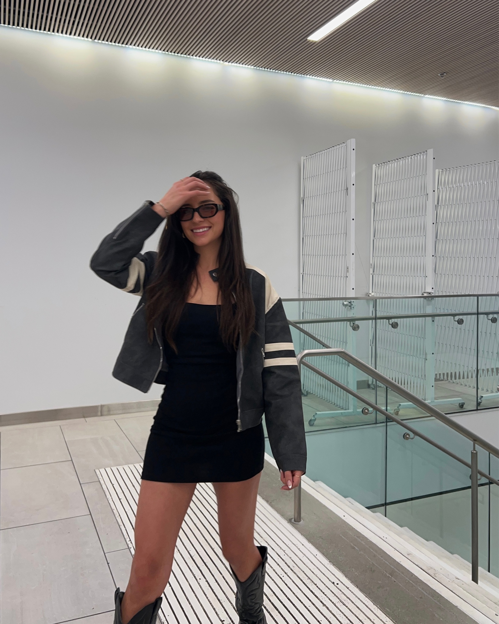 moto jackets + cowboy boots 🖤

full fit is Miss Lola - use code AMYD for $$ off 

#LTKfindsunder100 #LTKshoecrush #LTKSeasonal