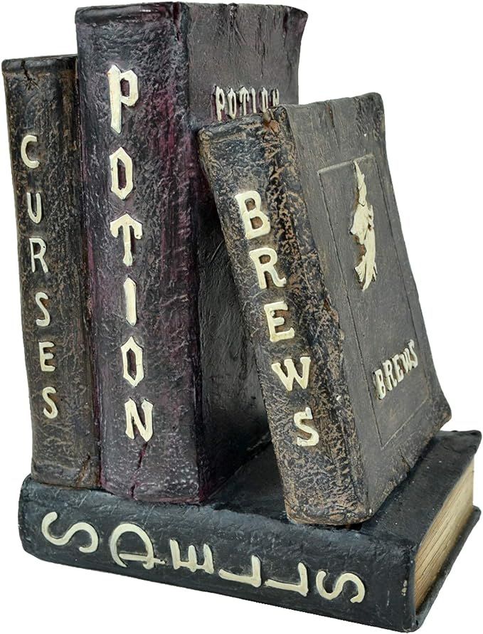 Halloween Four Spell Books Decorative Poly Resin Figure - Brew, Curses, Potions and Spells - 8 H ... | Amazon (US)
