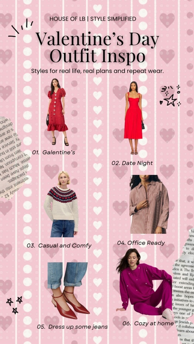 Valentine's Day Outfit Inspo. Styles for real life, real plans and repeat wear  
 

#LTKSeasonal #LTKFindsUnder100 #LTKootd