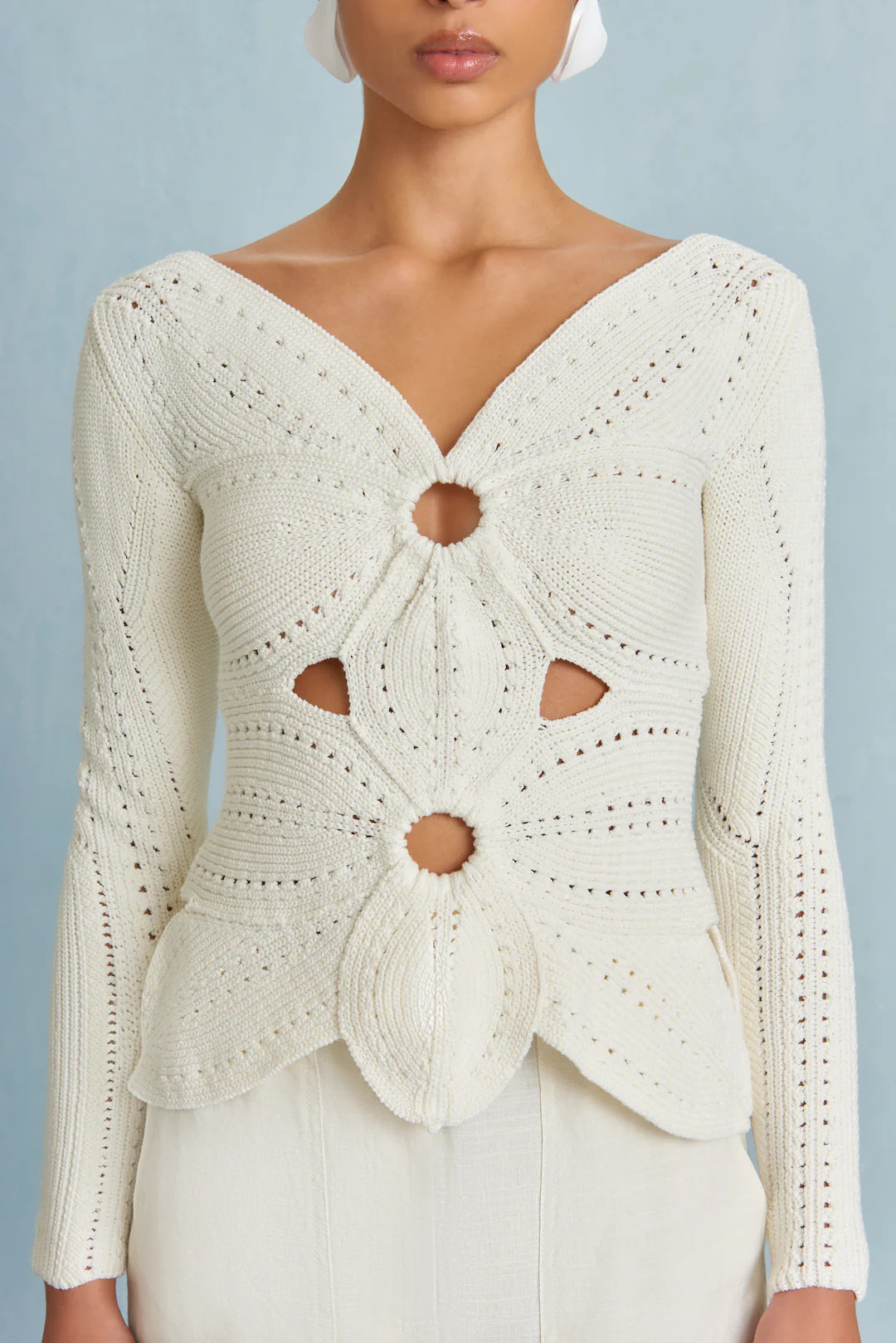 LULE CROCHET TOP - OFF WHITE | Cult Gaia - US