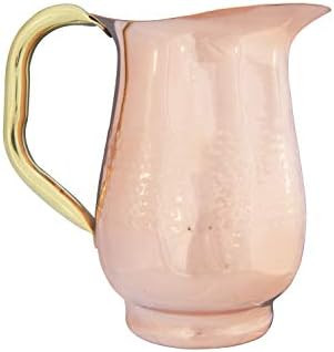 Creative Co-op 42 oz. Hammered Stainless Steel Pitcher, Copper | Amazon (US)
