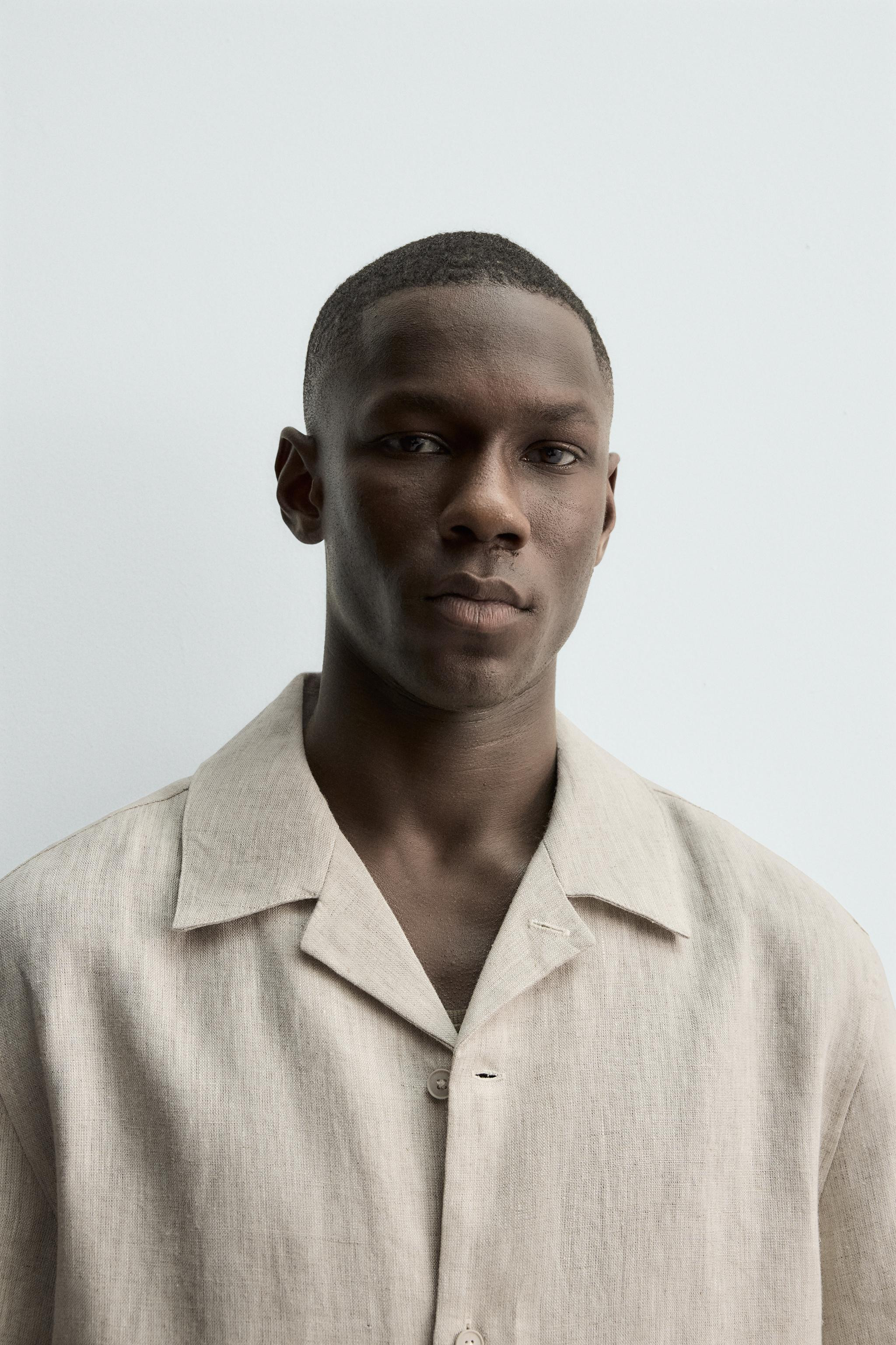 100% LINEN RELAXED FIT SHIRT | Zara US