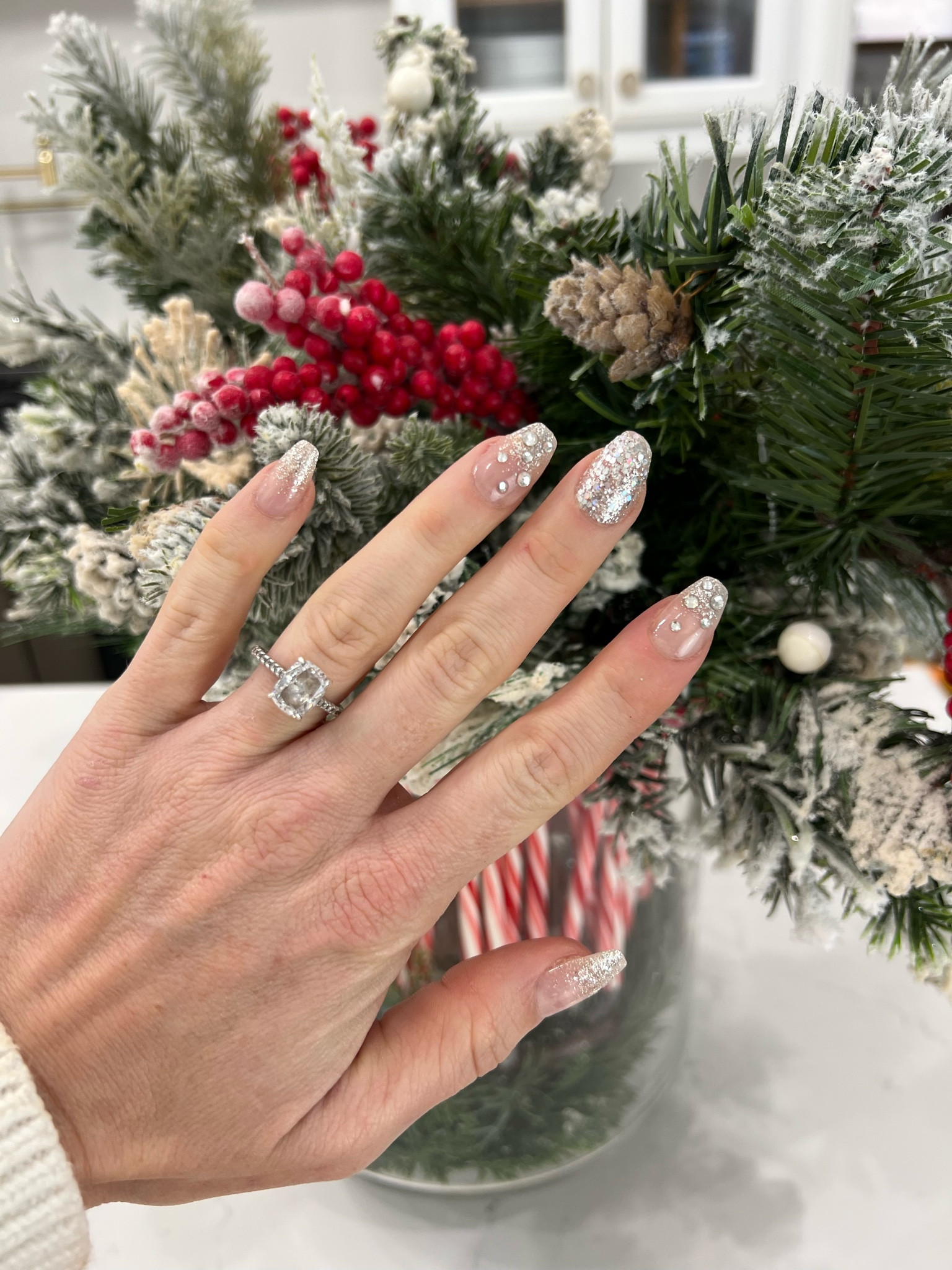 Favorite holiday glue on nails! Also included links to my ring since I get a lot of compliments and it’s from Amazon, great for traveling

#LTKHoliday #LTKGiftGuide #LTKSeasonal