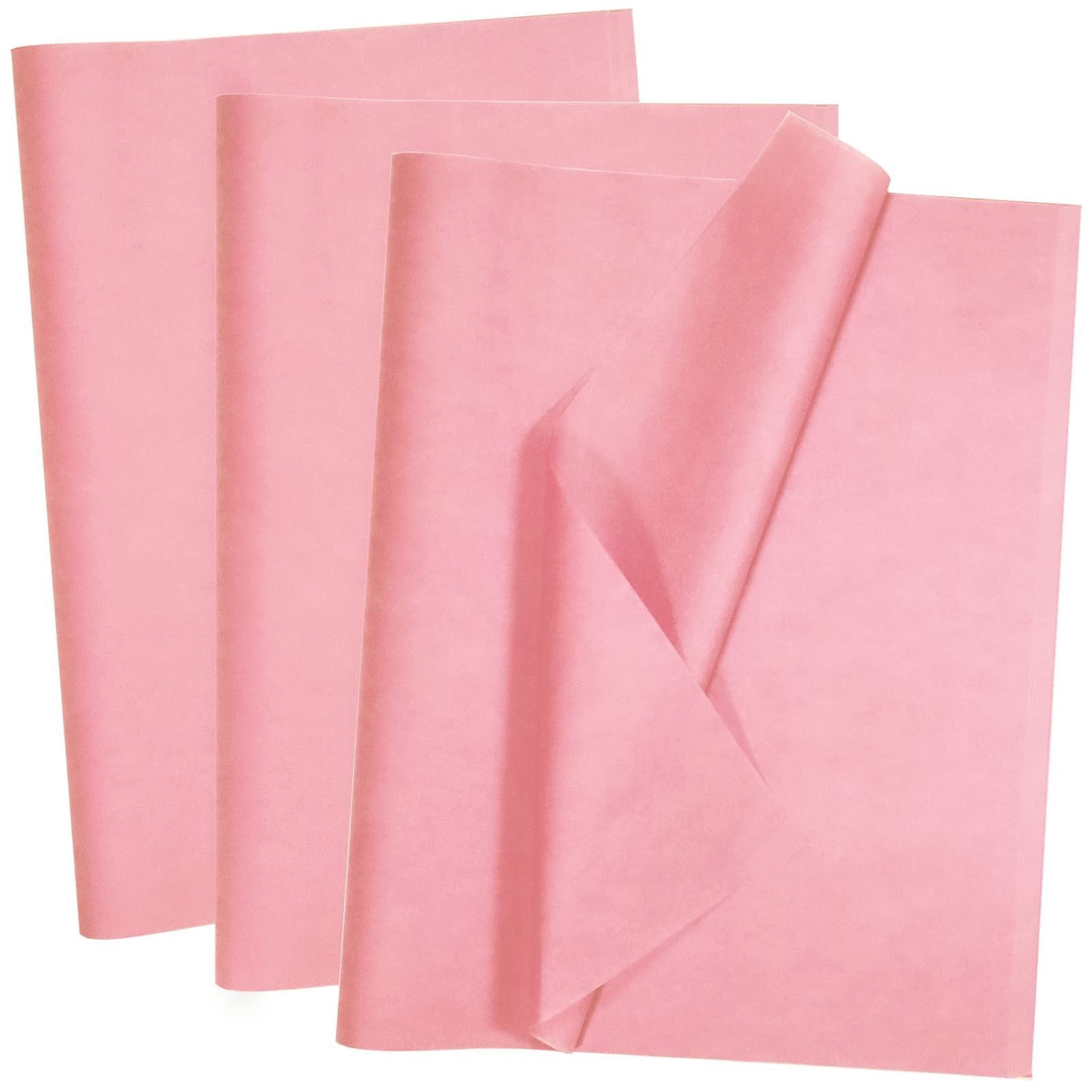 100 Sheets Pink Tissue Paper Artdly 14 x 20 Inches Recyclable Pink Wrapping Paper Bulk for Weddin... | Amazon (US)