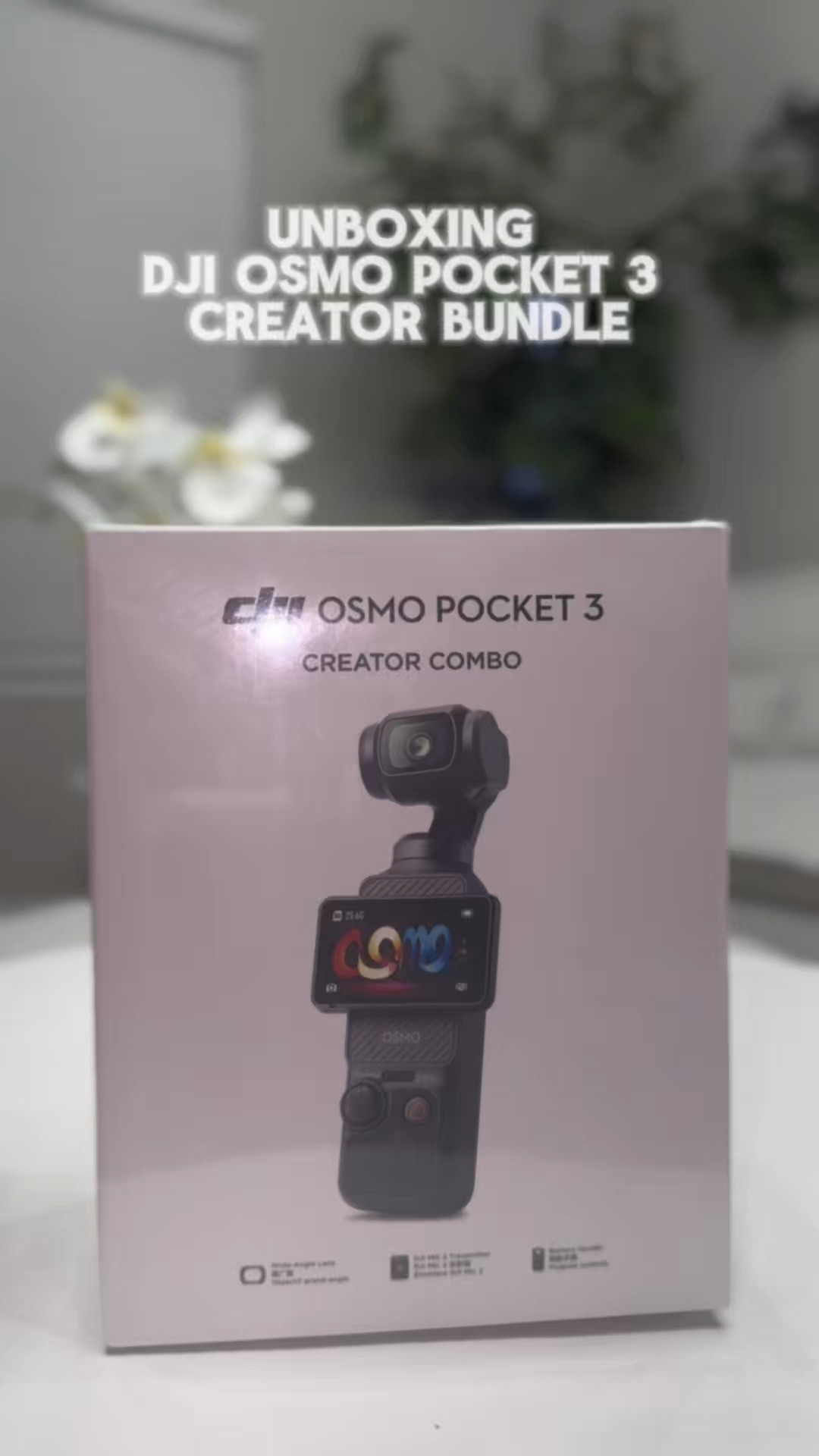 #DjiOsmoPocket3 #unboxing #camera