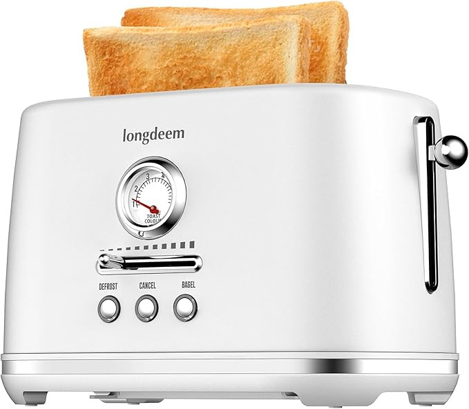 2 Slice Toaster with Extra Wide Slots & Removable Crumb Tray 6 Browning Options, Auto Shut Off & ... | Amazon (US)
