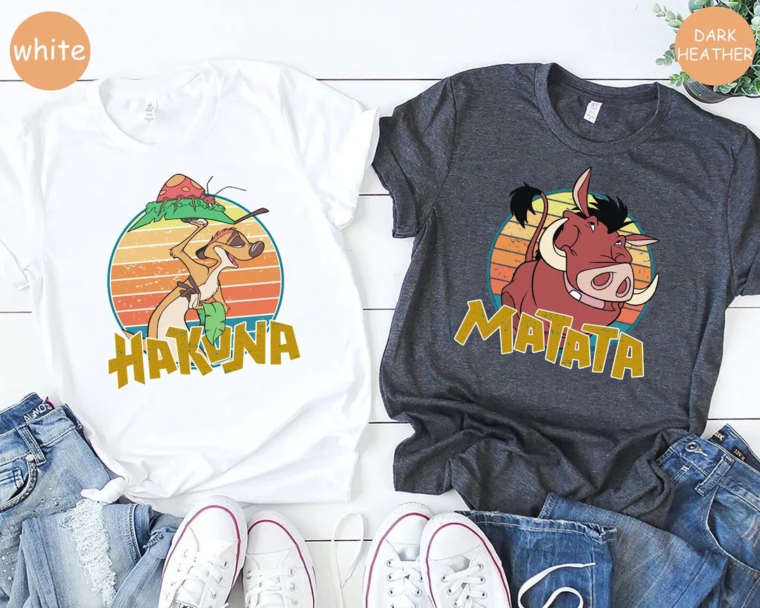 Hakuna Matata Shirt Lion King Shirt Animal Kingdom Shirt - Etsy | Etsy (US)