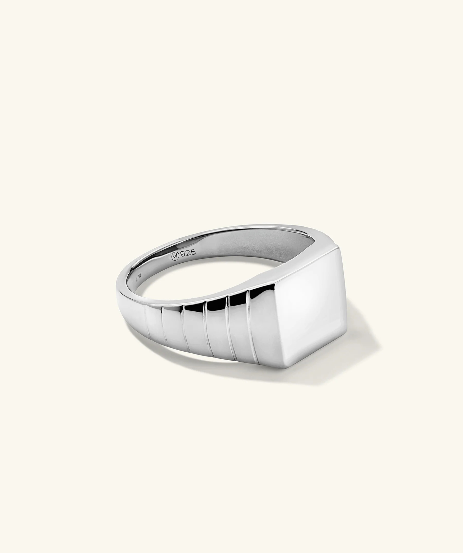 Square Signet Ring | Mejuri Fine Crew