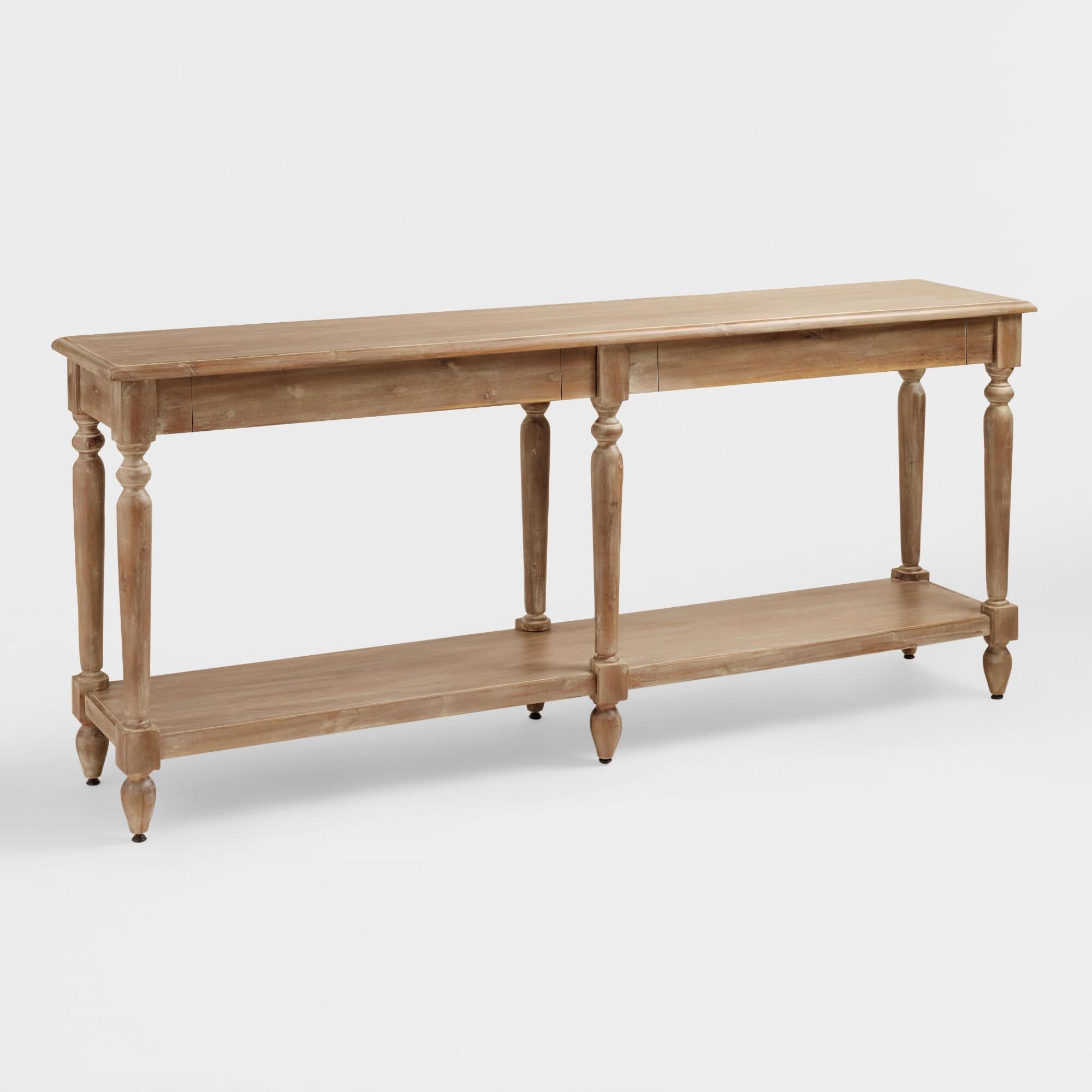 Everett Foyer Table: Natural - Wood by World Market | World Market