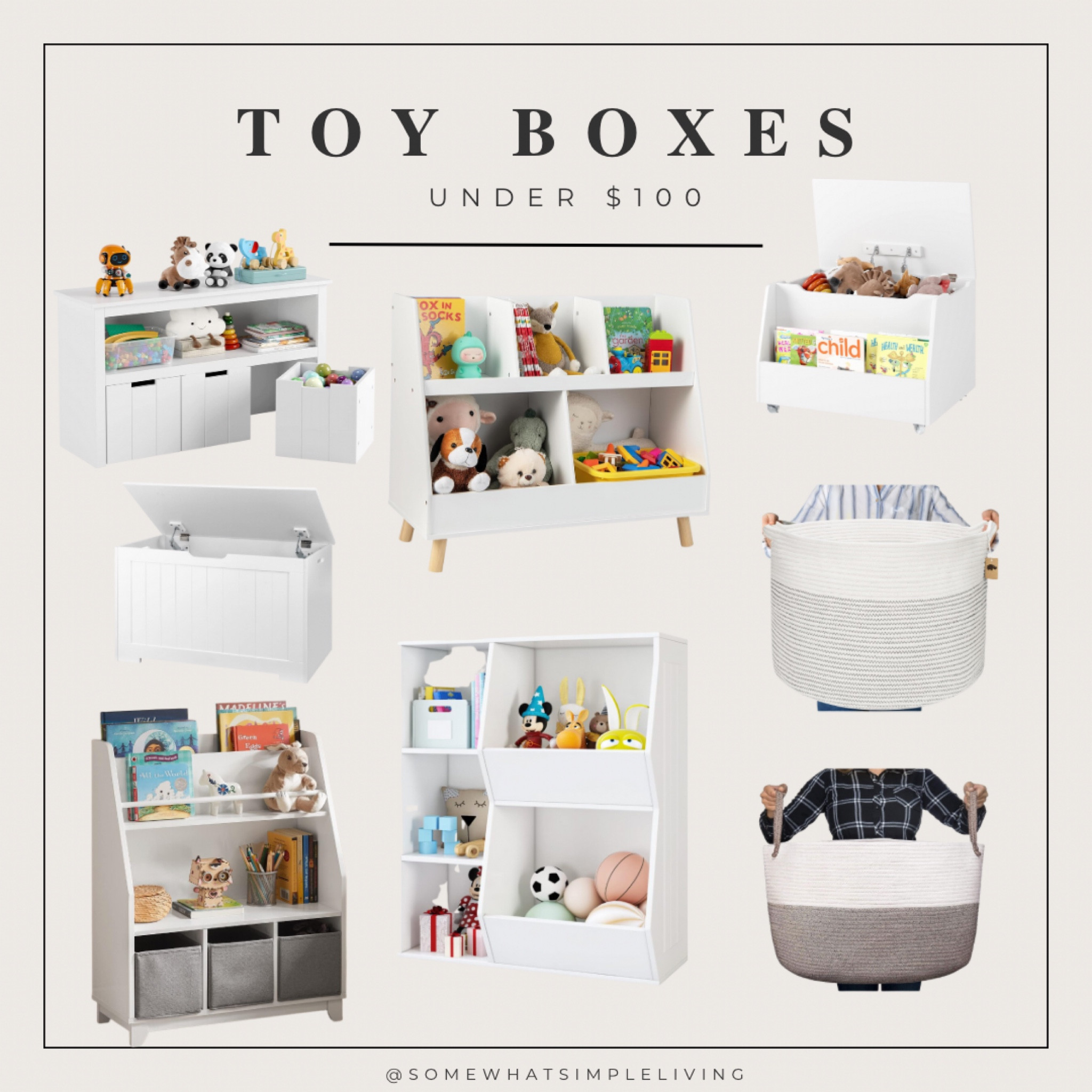 Corral those toys once and for all with these favorite toy boxes and baskets under $100! 

#LTKhome #LTKkids #LTKfamily