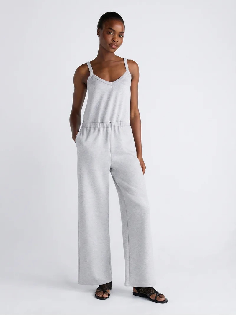 Scoop Women's and Women's Plus Scubaknit Tank Jumpsuit, Sizes XS-4X | Walmart (US)