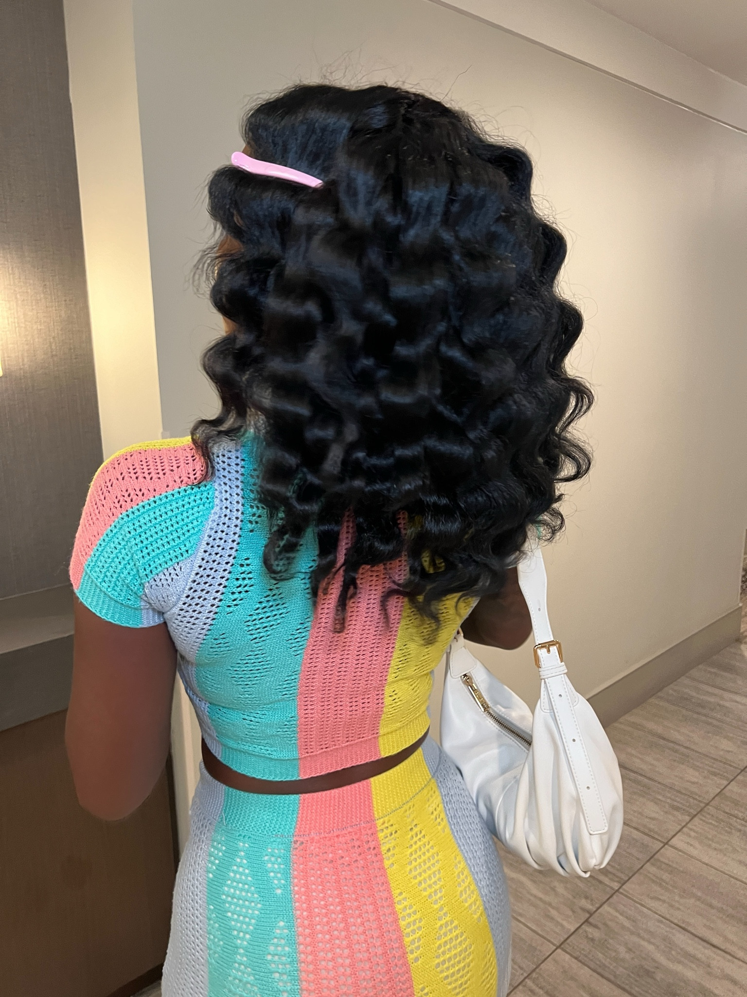 Texture 💛🩵🩷 I used the Bed Head Deep Waver tool to achieve this look! 

#LTKbeauty #LTKstyletip