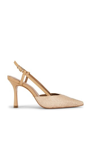 Selva Slingback Pump in Raffia | Revolve Clothing (Global)