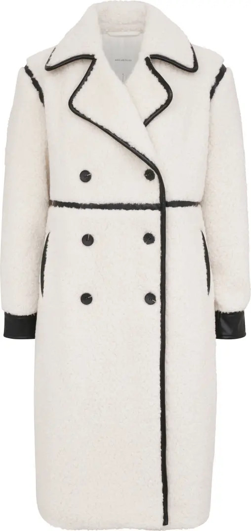 Avec Les Filles Faux Shearling Double Breasted Coat | Nordstromrack | Nordstrom Rack