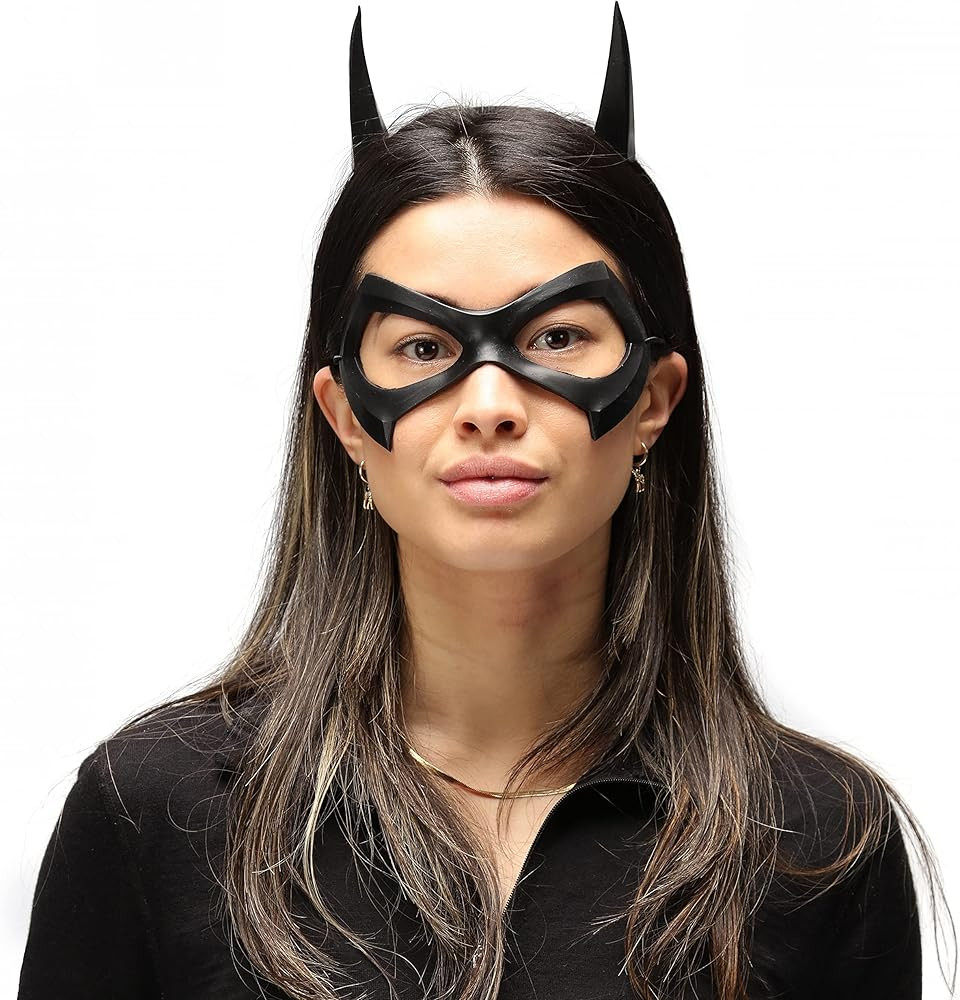 The Cosplay Company Bat Girl Knights Mask Barbara Gordan Batgirl Robin Costume Game Gotham | Amazon (US)