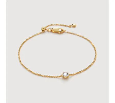 Solitaire Diamond Chain Bracelet | Monica Vinader (Global)