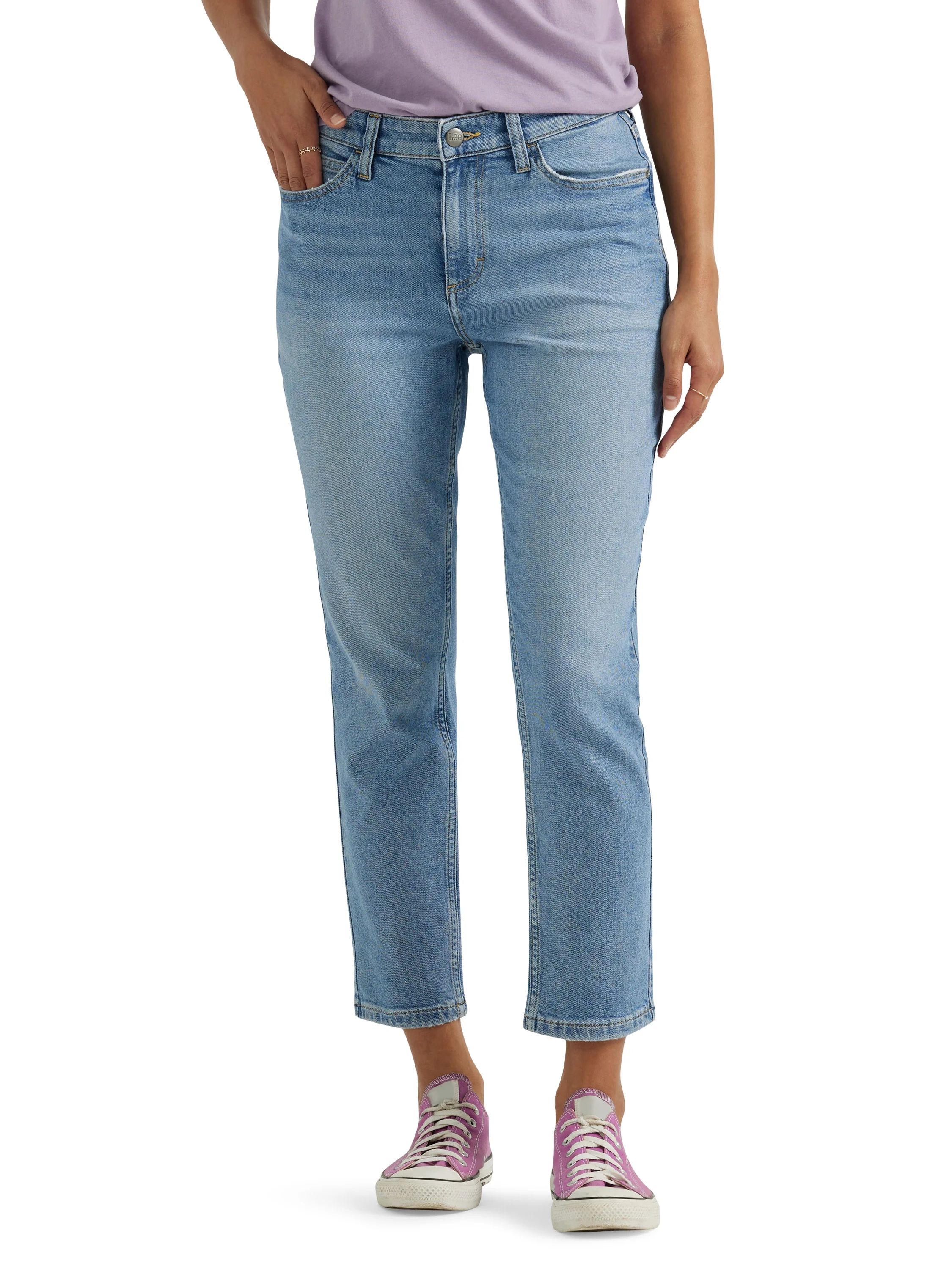 Lee® Women's Heritage Mid Rise Slim Straight Jean | Walmart (US)