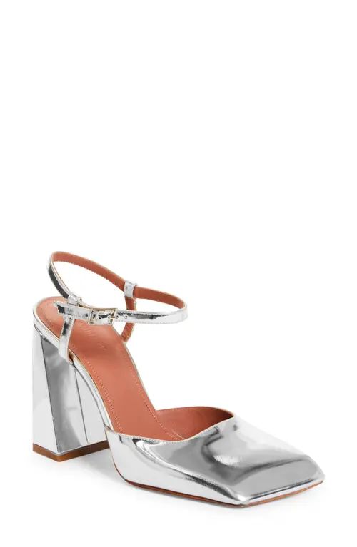 Amina Muaddi Block Heel Ankle Strap Sandal | Nordstrom | Nordstrom