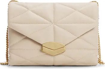 Quilted Faux Suede Convertible Shoulder Bag | Nordstrom