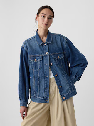 Gap × DÔEN Oversized Icon Denim Jacket | Gap (US)